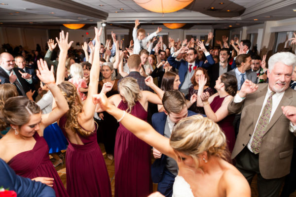 Guests Dancing at Wedding Reception