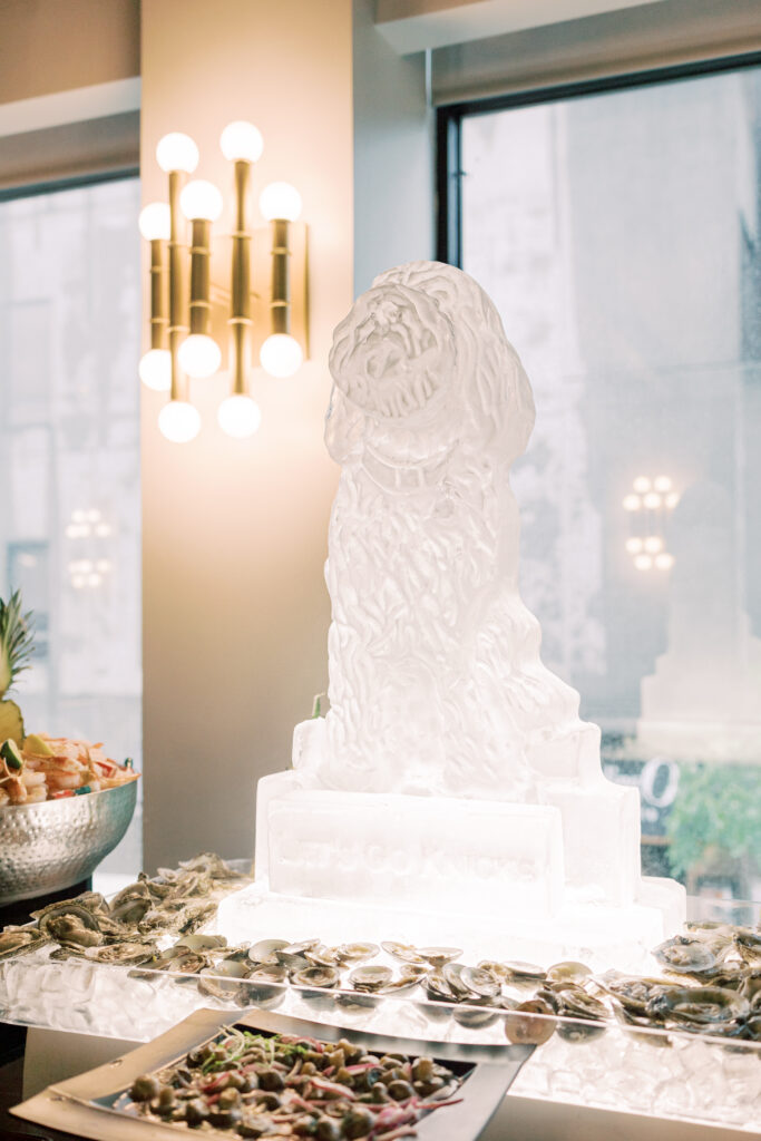 Ice Sculpture for Wedding Reception