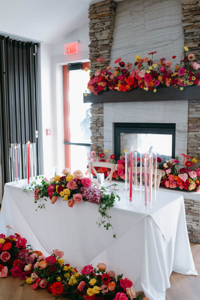 Couples table at Reeds at Shelter Haven by MLE Pictures