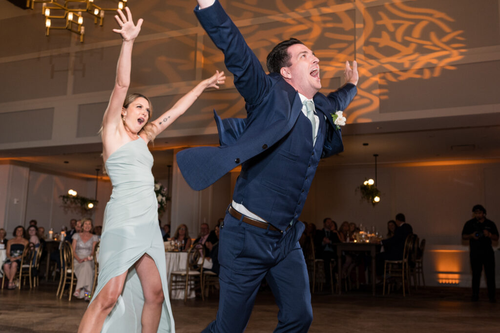 Ceiling and Wall Designs on the dance floor