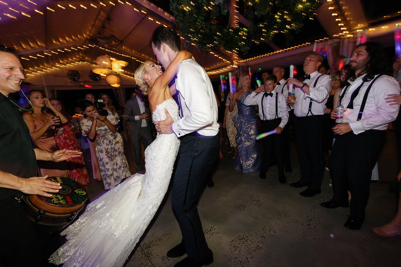 Bride and Groom Dancing