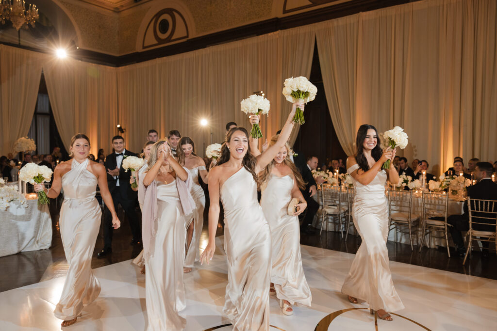 Bridesmaids Walkout to Reception