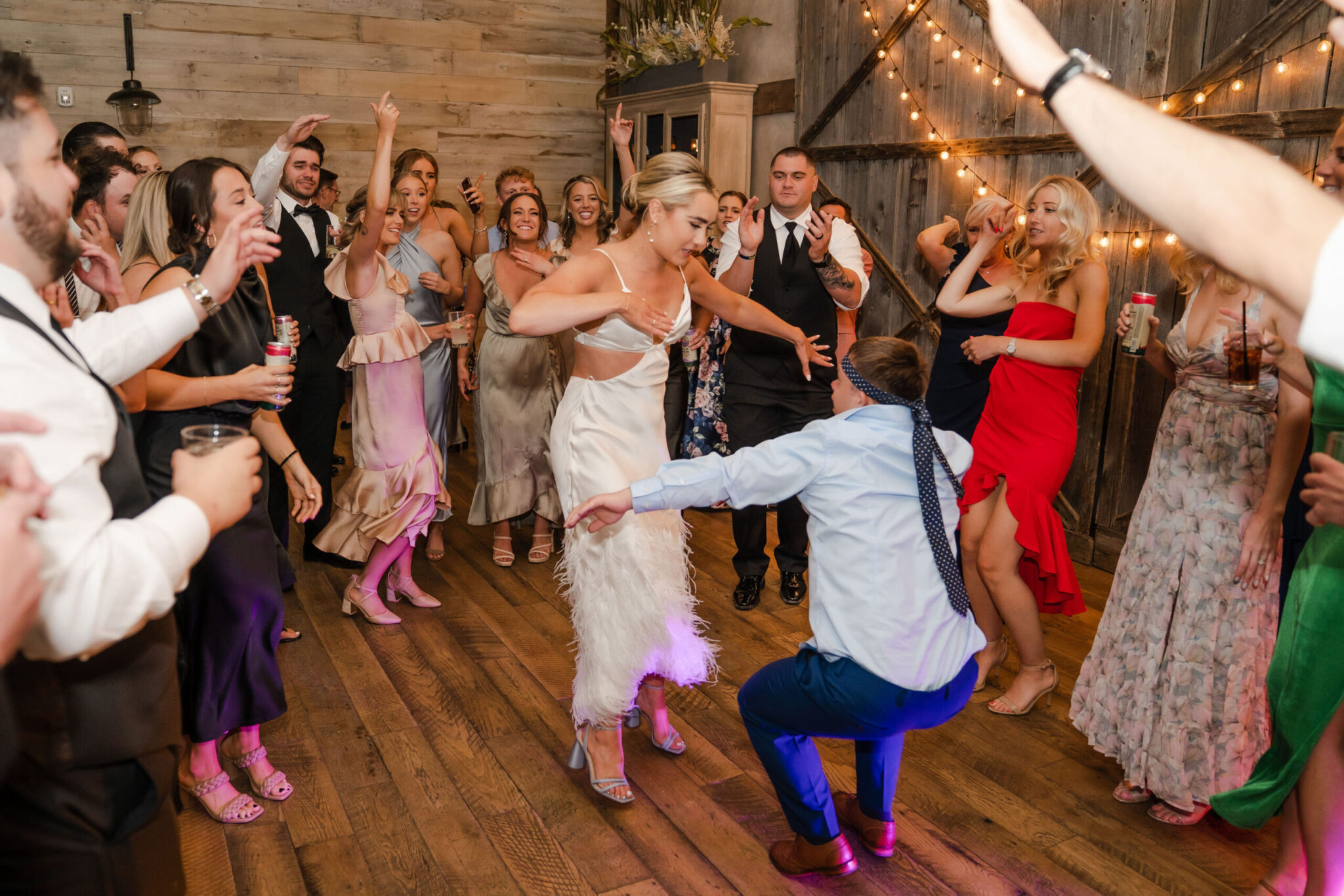 Wedding Guests Dancing at Terrain Gardens by Nat Giuffre Photography