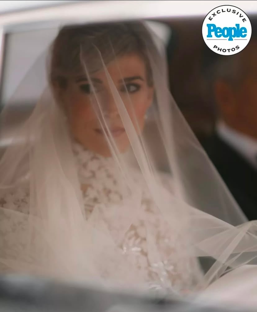 Bride Portrait Veil Covering face