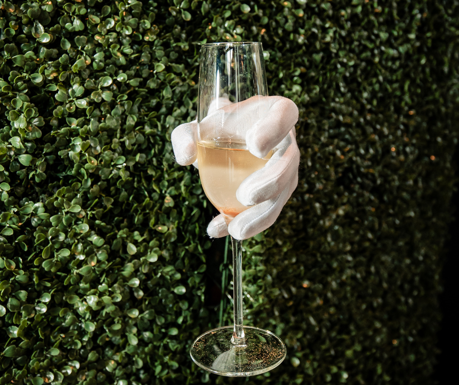 Interactive Living Champagne or Cocktail Hedge Wall for weddings and events