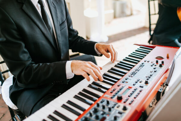 Live Piano at Wedding Ceremony